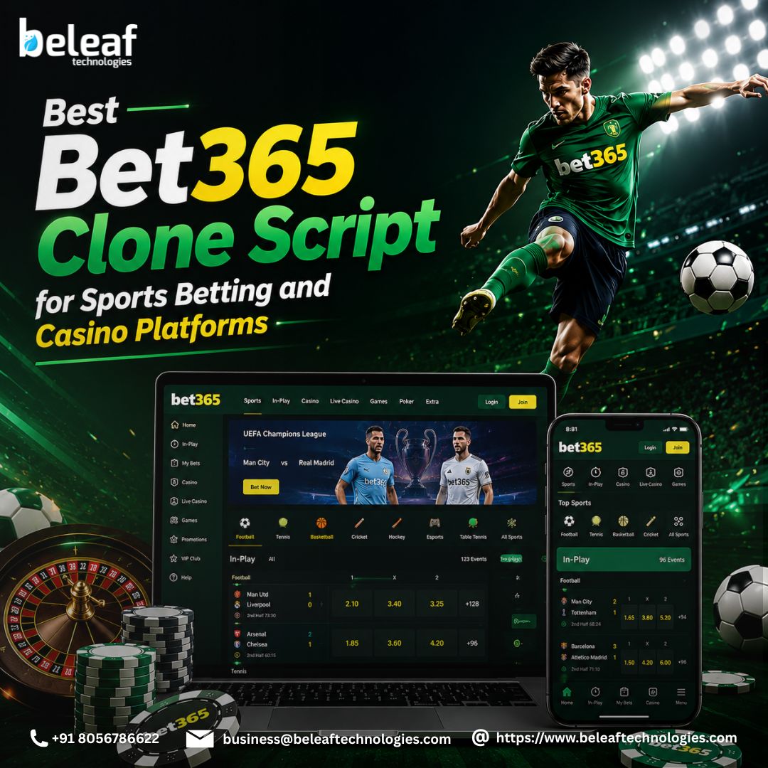 Best Bet365 Clone Script for Sports Betting and Casino Platforms